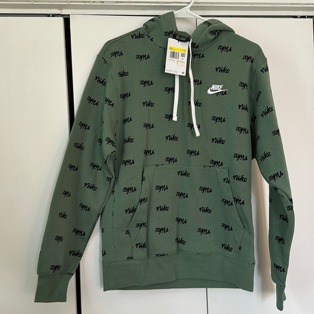 Nike air men’s hoodie sweatshirt pullover green size small new with tags - Picture 1 of 3